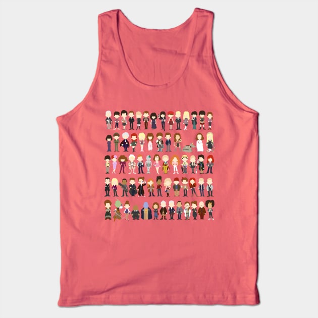 Who and friends Tank Top by SpacebatDesigns 